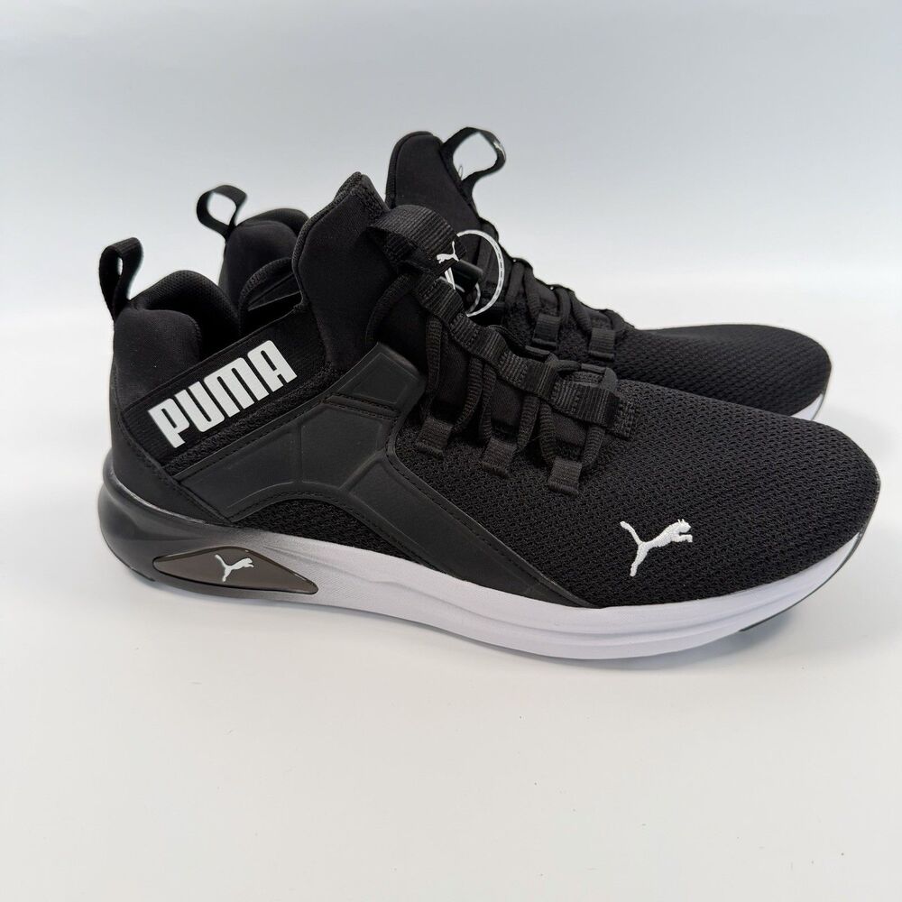 PUMA Enzo 2 Revamp Mens Running Shoes Sneakers Black 312210-01 Size 12 NEW